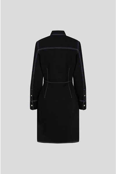RUHA KARL LAGERFELD JEANS KLJ LSLV CONTRAST DENIM DRESS - Kép 2