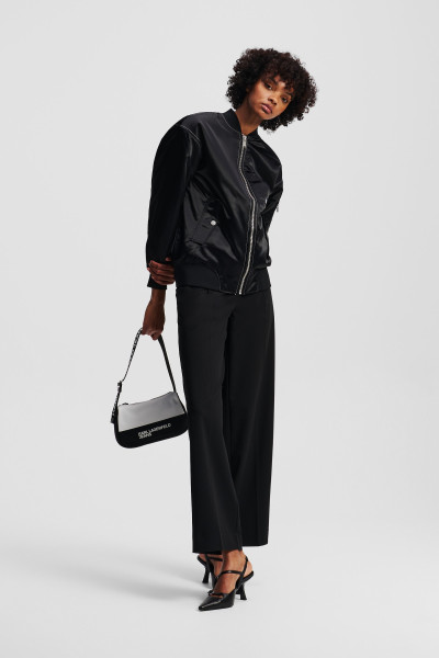 BUNDA KARL LAGERFELD JEANS KLJ OVERSIZED SATIN BOMBER - Fotografie č. 2