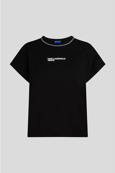 TRIČKO KARL LAGERFELD JEANS KLJ DRAPEY LOGO TEE - Fotografia č. 1