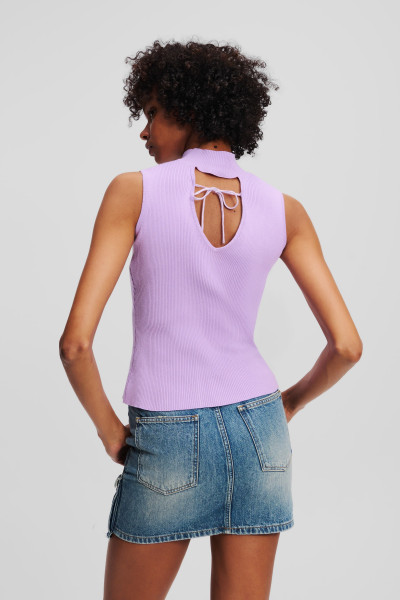 PULÓVER KARL LAGERFELD JEANS KLJ KNITTED TOP - Kép 3
