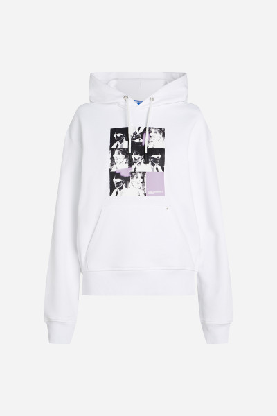 MELEGÍTŐ FELSŐ KARL LAGERFELD JEANS KLJ RELAX REPEAT KARL HOODIE - Kép 5