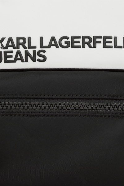 CROSSBODY KARL LAGERFELD JEANS KLJ ESSENTIAL NYLON BP CB B/W - Fotografie č. 5