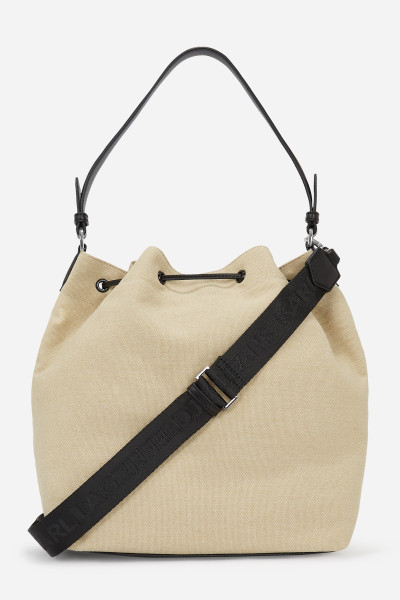 TAŠKA KARL LAGERFELD JEANS KLJ CANVAS MIXED BUCKET BAG - Fotografie č. 3