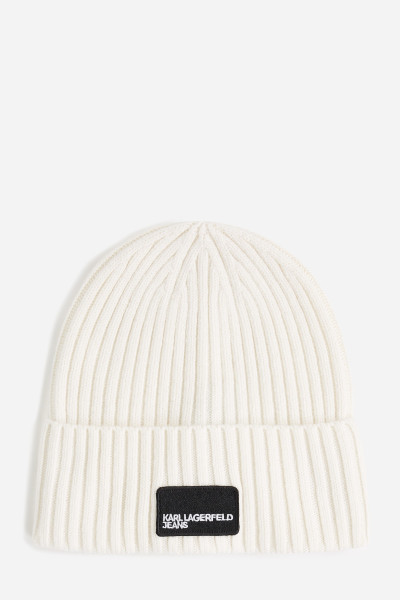 SAPKA KARL LAGERFELD JEANS KLJ TURNED UP BEANIE - Kép 1