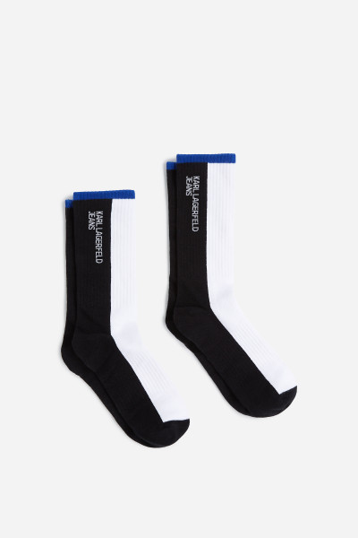 PONOŽKY KARL LAGERFELD JEANS KLJ COLOUR BLOCK SOCKS - Fotografie č. 2