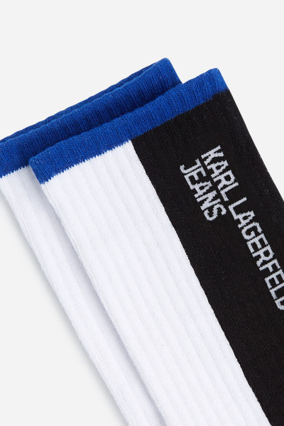 PONOŽKY KARL LAGERFELD JEANS KLJ COLOUR BLOCK SOCKS - Fotografie č. 3