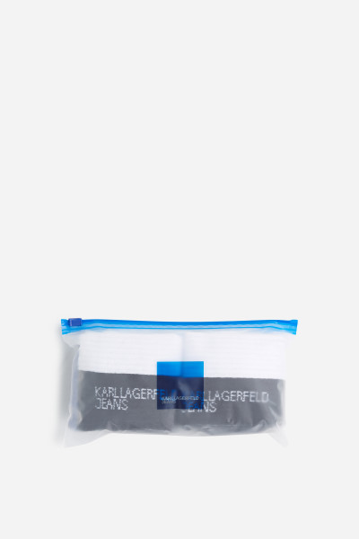 PONOŽKY KARL LAGERFELD JEANS KLJ COLOUR BLOCK SOCKS - Fotografie č. 4