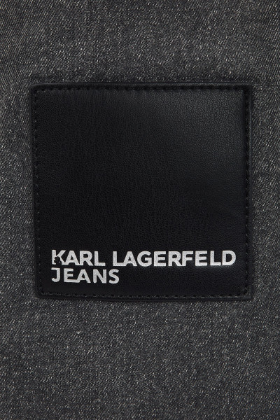 TÁSKA KARL LAGERFELD JEANS KLJ XL SHOPPER DENIM - Kép 4