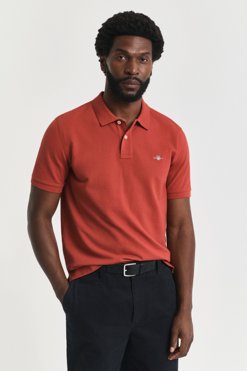 E-shop POLOKOŠILE GANT REG SHIELD SS PIQUE POLO MODERN RUST