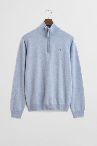SVETR GANT SUPERFINE LAMBSWOOL HALF ZIP - Fotografie č. 1