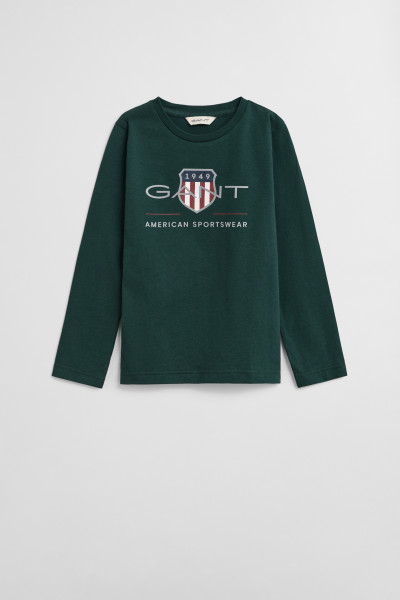 TRIČKO GANT ARCHIVE SHIELD LS T-SHIRT - Fotografia č. 1