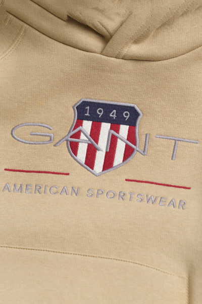 MELEGÍTŐFELSŐ GANT ARCHIVE SHIELD RAGLAN HOODIE - Kép 2