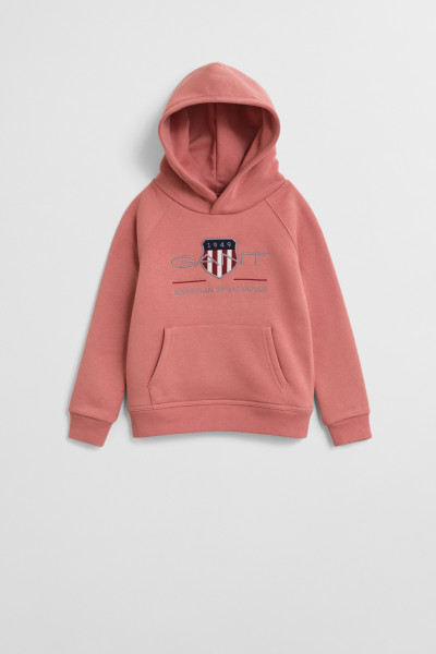 MIKINA GANT ARCHIVE SHIELD RAGLAN HOODIE - Fotografia č. 1