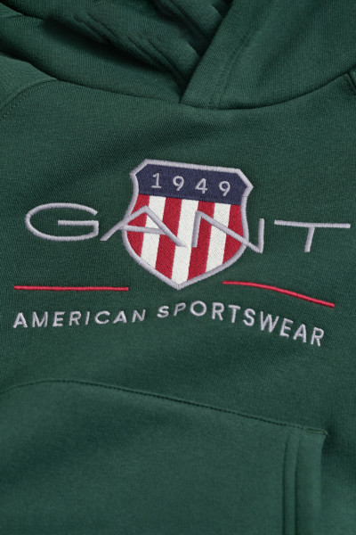 MELEGÍTŐFELSŐ GANT ARCHIVE SHIELD RAGLAN HOODIE - Kép 2