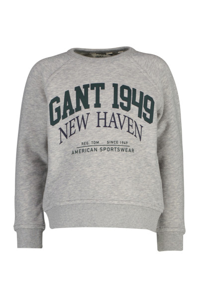 MIKINA GANT GRAPHIC RAGLAN C-NECK SWEAT - Fotografia č. 1
