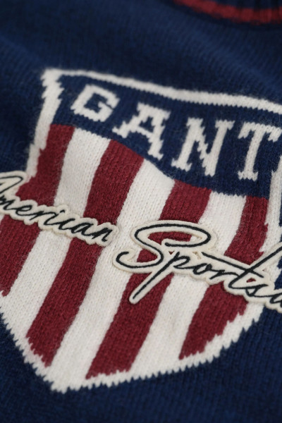 SVETR GANT GRAPHIC KNIT C-NECK - Fotografie č. 2