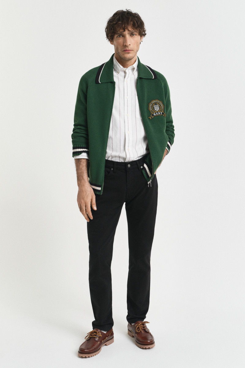 DŽÍNSY GANT SLIM DESERT JEANS BLACK