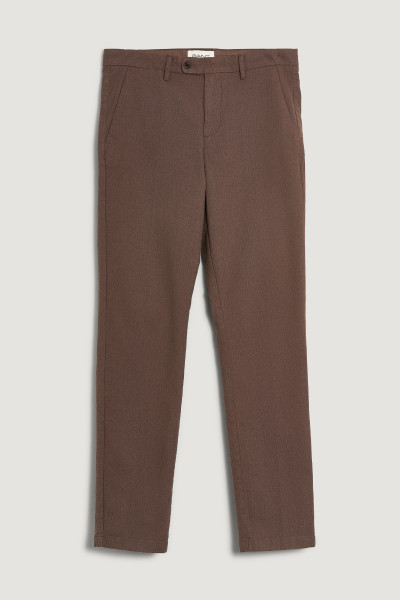 NOHAVICE GANT SLIM COTTON HERRINGBONE PANTS - Fotografia č. 1