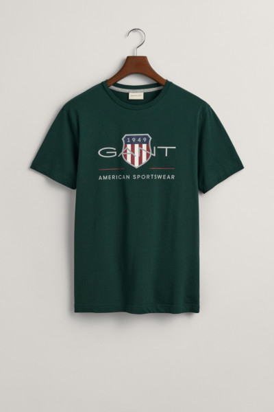 TRIČKO GANT REG ARCHIVE SHIELD SS T-SHIRT - Fotografia č. 1
