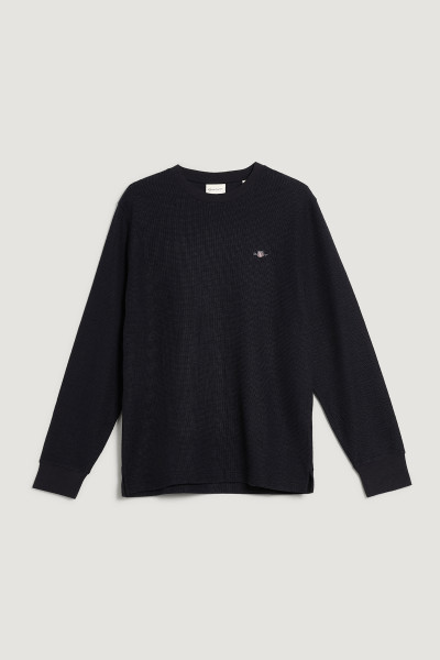 PÓLÓ GANT TEXTURE CUFF LS T-SHIRT - Kép 1