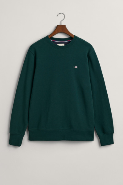 GANT REG SHIELD - Sweat zippé - evening blue/bleu marine