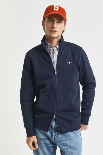 MIKINA GANT REG SHIELD FULL ZIP SWEAT - Fotografie č. 1