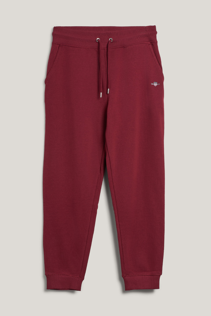TEPLÁKY GANT REG SHIELD SWEATPANTS PLUMPED RED