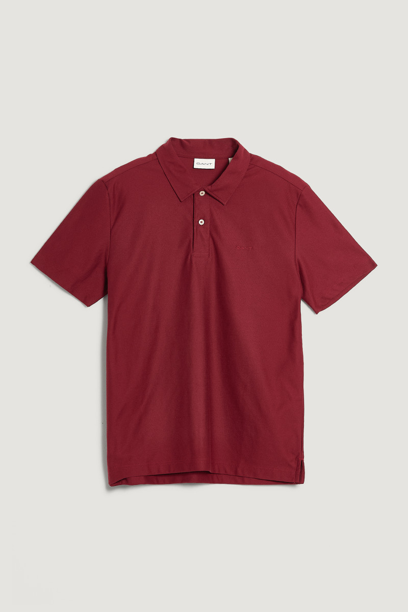 E-shop POLOKOŠILE GANT TWILL TEXTURE SS POLO PLUMPED RED