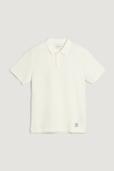 PÓLÓ GANT WAFFLE TEXTURE SS POLO - Kép 1