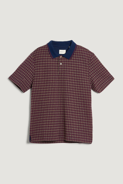 PÓLÓ GANT JACQUARD SS POLO - Kép 1