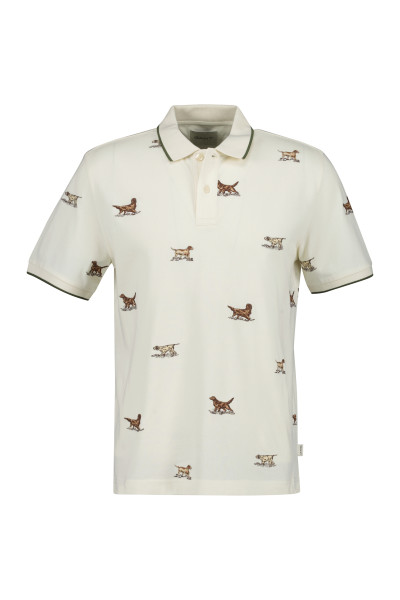PÓLÓ GANT EMBROIDERED SS POLO - Kép 1