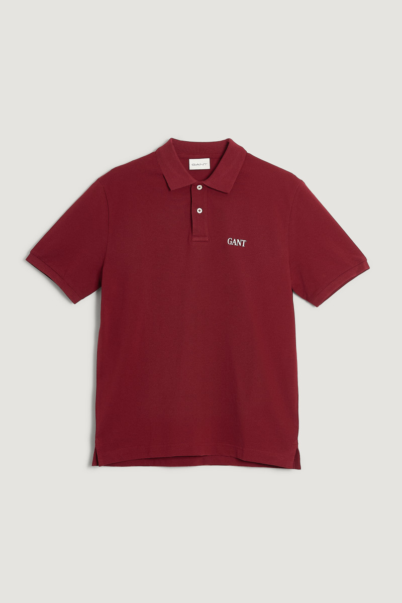 E-shop POLOKOŠILE GANT SMALL GRAPHIC SS POLO PLUMPED RED