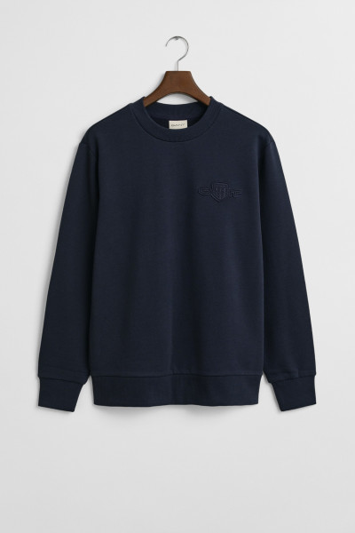 MELEGÍTŐFELSŐ GANT REG TONAL SHIELD C-NECK SWEAT - Kép 1