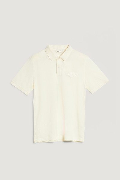 PÓLÓ GANT REG TONAL SHIELD SS POLO - Kép 1