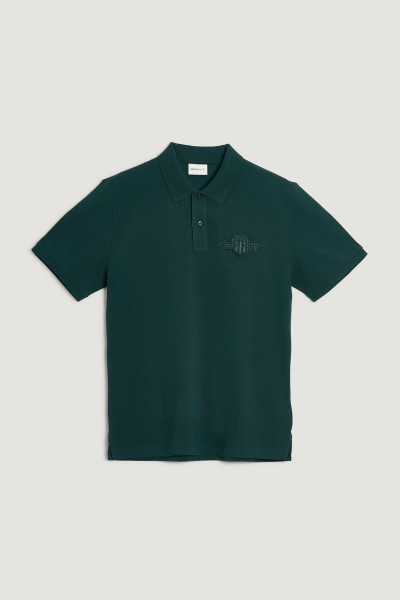 PÓLÓ GANT REG TONAL SHIELD SS POLO - Kép 1