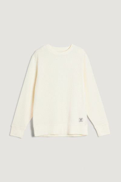 MIKINA GANT WAFFLE TEXTURE C-NECK - Fotografia č. 1