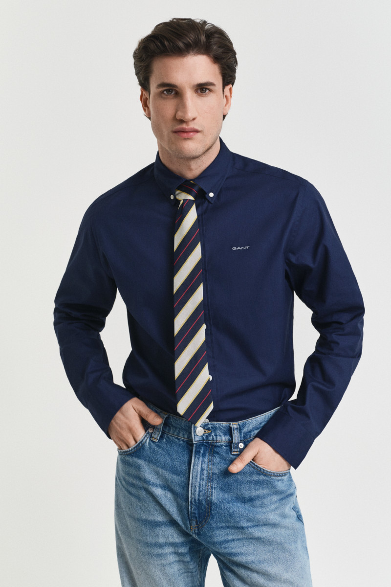 KOŠEĽA GANT REG PINPOINT OXFORD SHIRT MARINE
