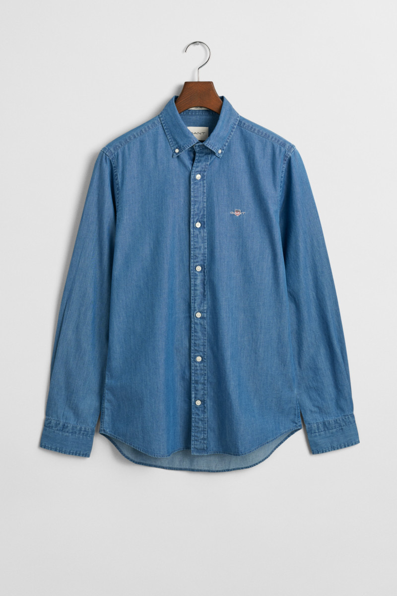 KOŠEĽA GANT SLIM INDIGO BD SEMI LIGHT BLUE
