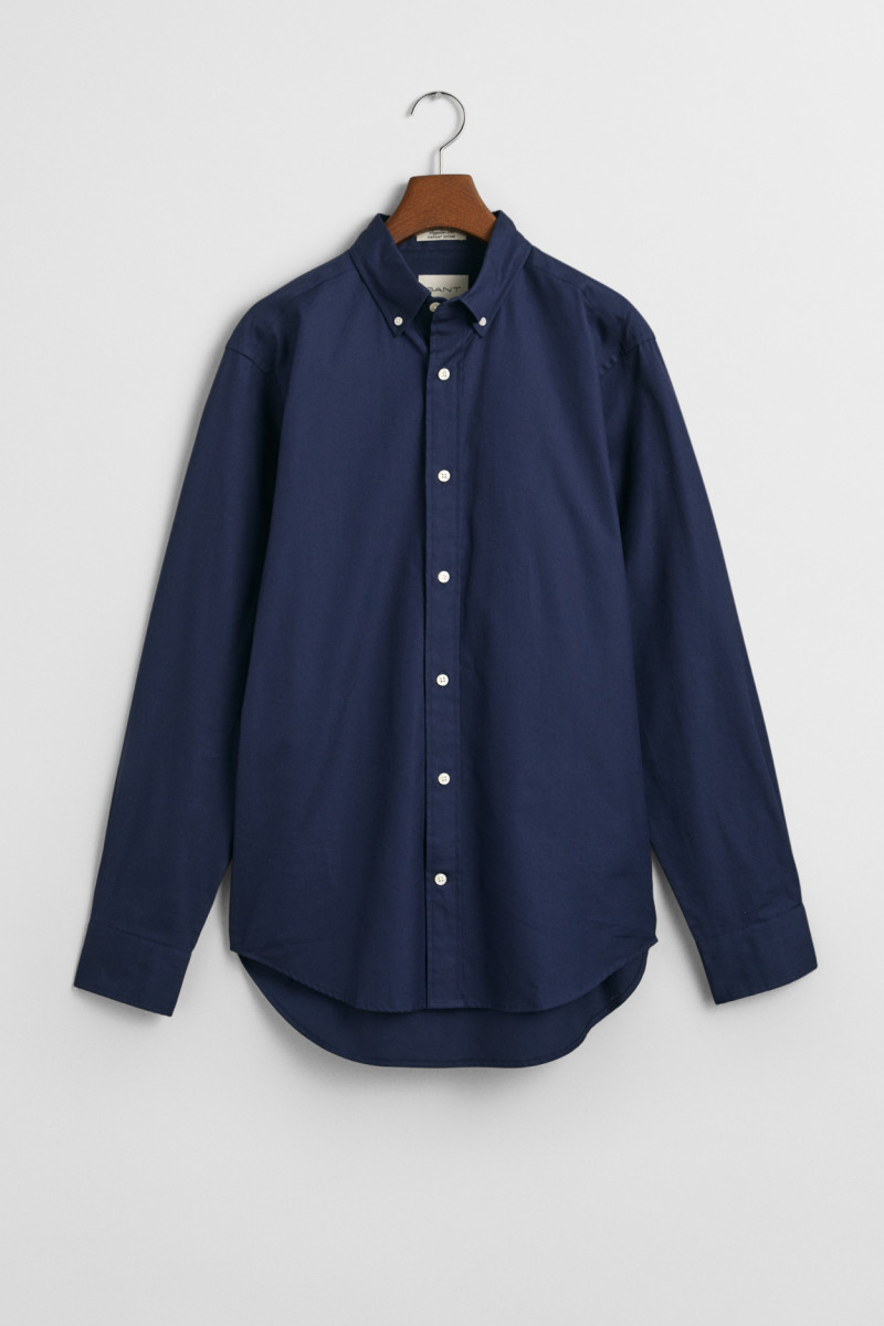KOŠILE GANT REG PINPOINT OXFORD SHIRT MARINE