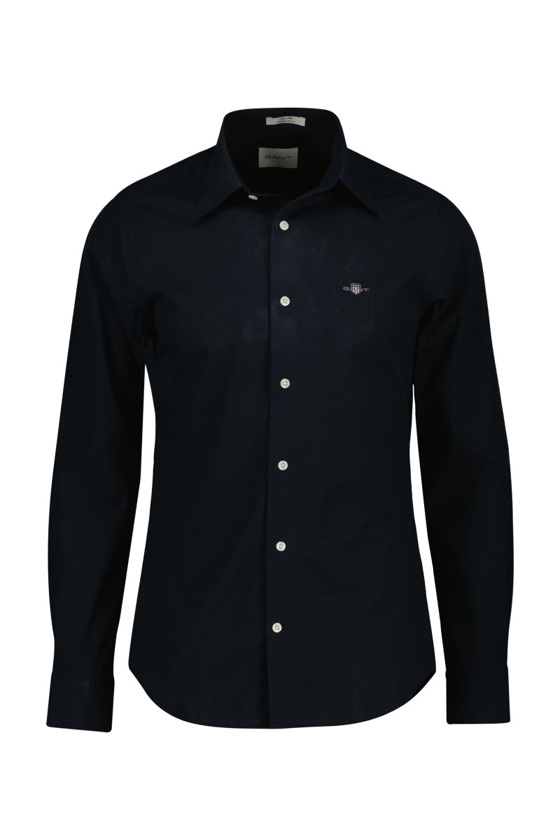 E-shop KOŠILE GANT SLIM STRETCH POPLIN SHIRT BLACK