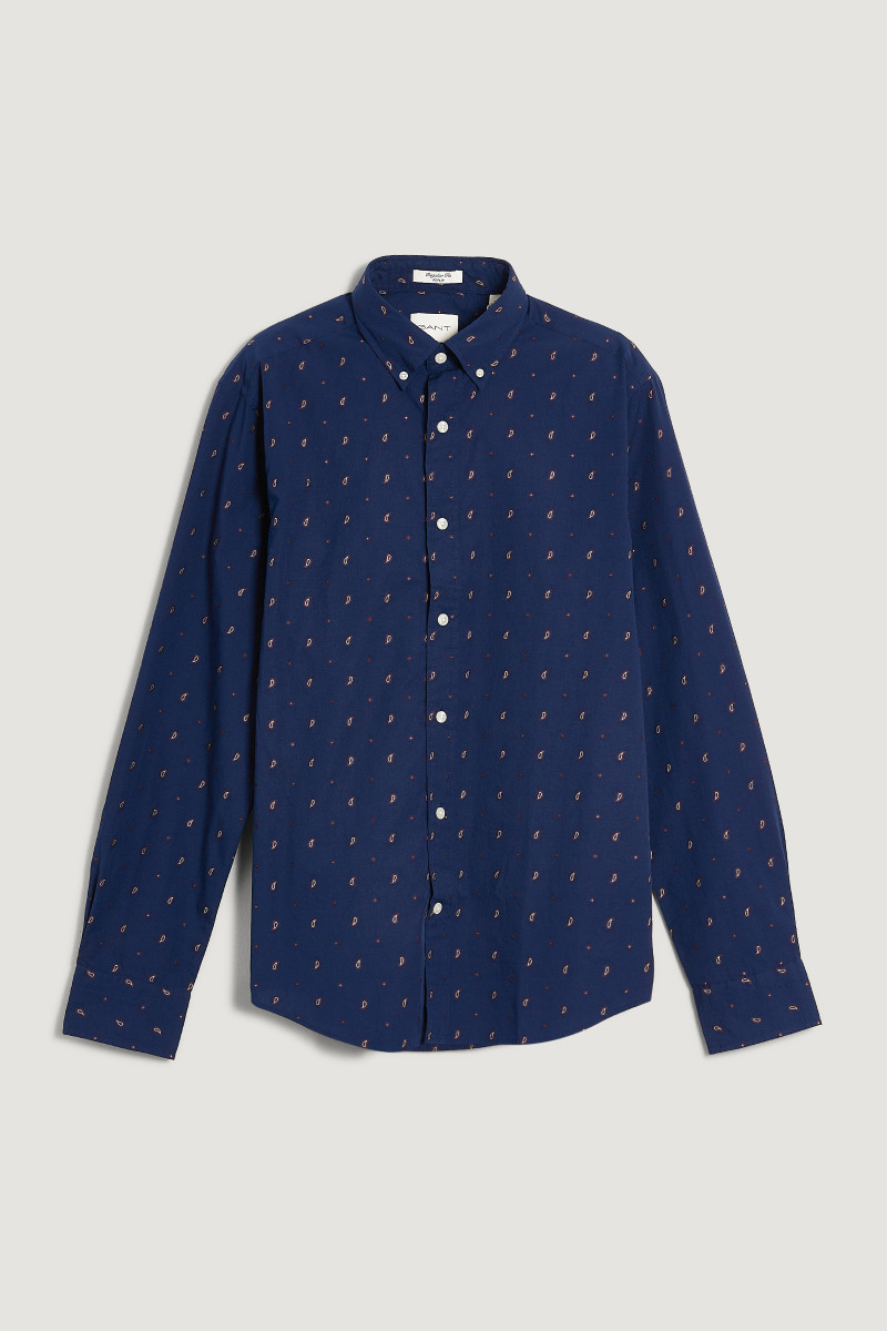 E-shop KOŠILE GANT REG PAISLEY FIL COUPE SHIRT CLASSIC BLUE