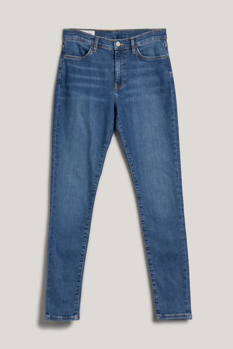 E-shop DŽÍNY GANT STRETCH SLIM FIT INDIGO MID BLUE WORN IN