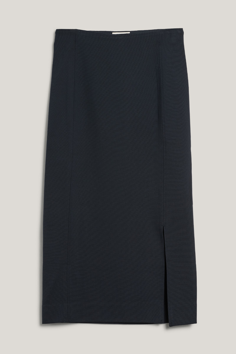 SUKNĚ GANT JERSEY PENCIL SKIRT BLACK