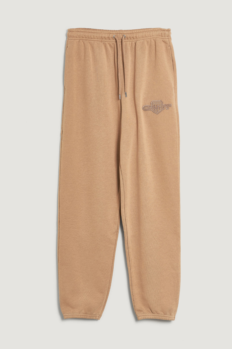 E-shop TEPLÁKY GANT REG TONAL SHIELD SWEATPANTS WARM KHAKI