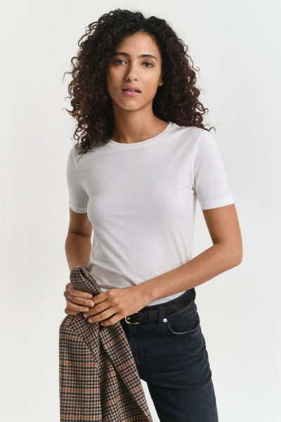 TRIČKO GANT LIGHT COTTON SS T-SHIRT - Fotografie č. 1