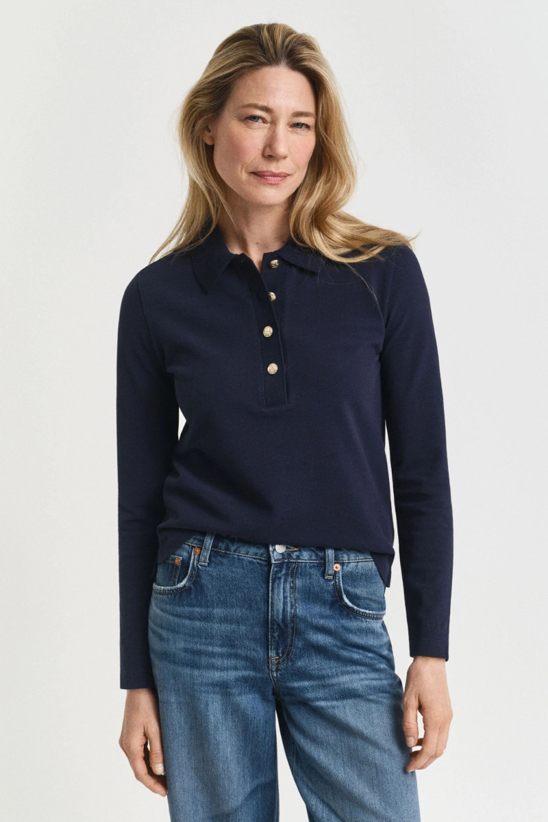 E-shop POLOKOŠILE GANT REG LS PIQUE POLO EVENING BLUE