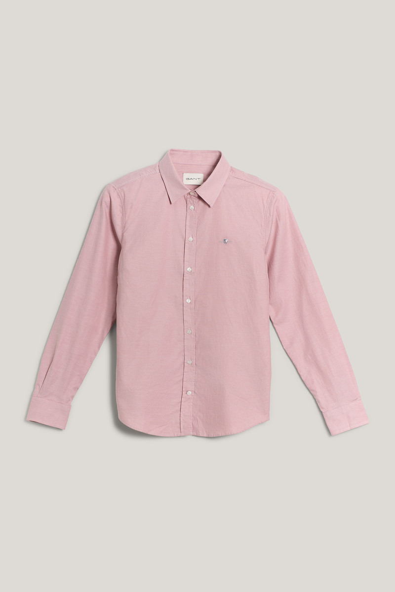 E-shop KOŠILE GANT SLIM STRETCH OXFORD SHIRT FADED BRICK