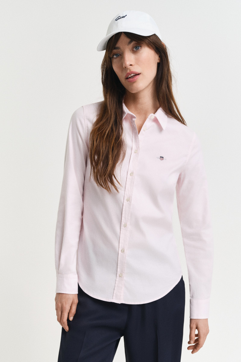 E-shop KOŠILE GANT SLIM STRETCH OXFORD SHIRT LIGHT PINK