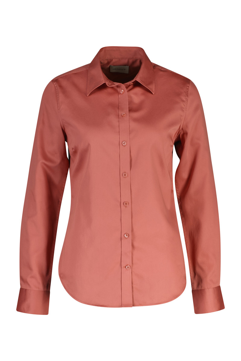 E-shop KOŠILE GANT SLIM SATEEN SHIRT FADED BRICK