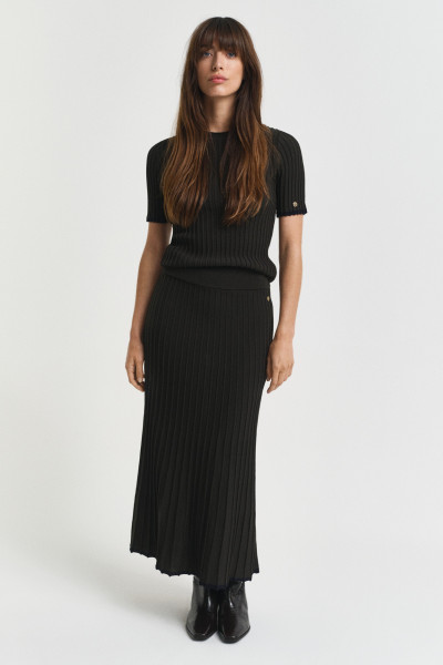 SZOKNYA GANT CONTRAST RIBBED KNIT SKIRT - Kép 1